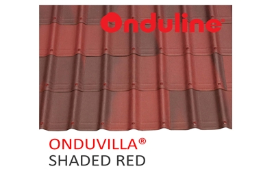 Atap Onduvilla Shaded Red 106cm X 40cm