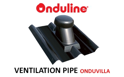 Ventilation Pipe Onduvilla 45cm X 51cm - Black