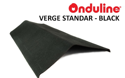 Verge Standar Onduline 110cm X 41cm X 3mm - Black